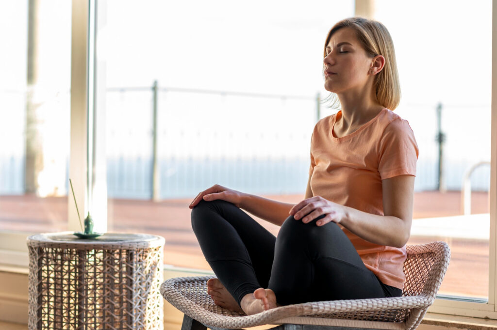 Woman relaxing